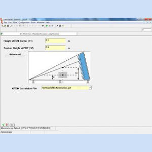 Teseq GTEM 5 Test Software