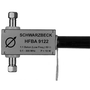 Schwarzbeck HFBA 9122 HF-VHF Broadband Balun / Holder