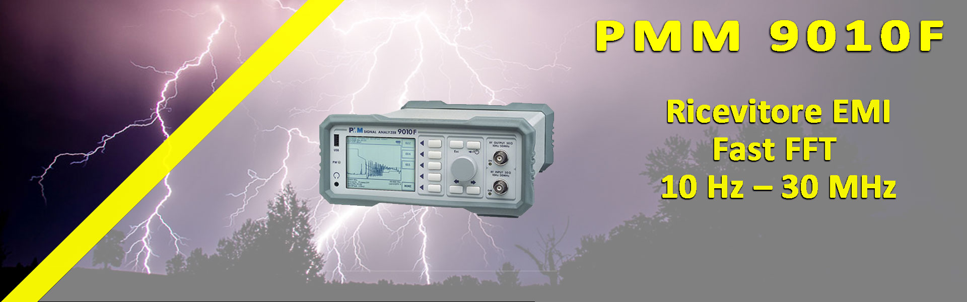 Narda PMM 9010F Ricevitore EMI Fast FFT 10 Hz – 30 MHz