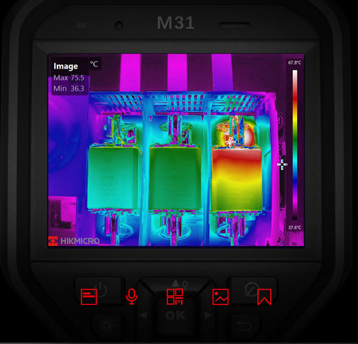 HIKMICRO Termocamera avanzata Serie M Annotazioni Complete Immagini
